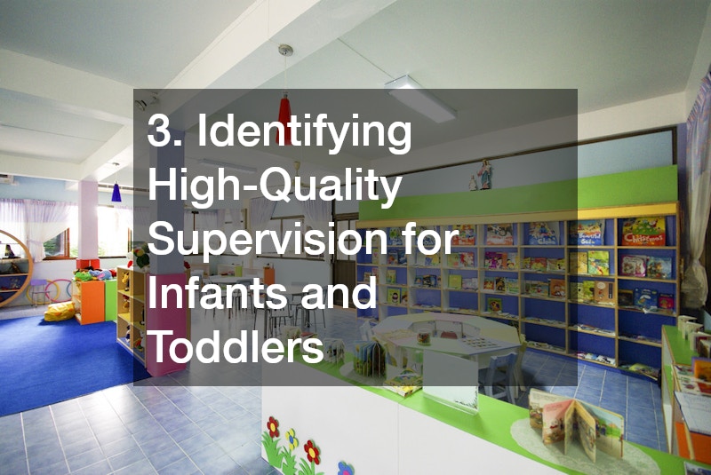 3. Identifying High-Quality Supervision for Infants and Toddlers