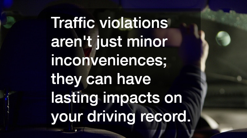 Traffic violations aren