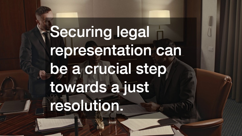 Securing legal representation can be a crucial step towards a just resolution.
