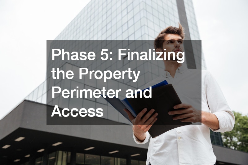 Phase 5: Finalizing the Property Perimeter and Access