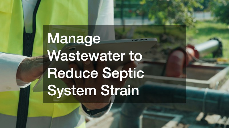 Manage Wastewater to Reduce Septic System Strain