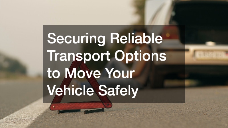 Securing Reliable Transport Options to Move Your Vehicle Safely
