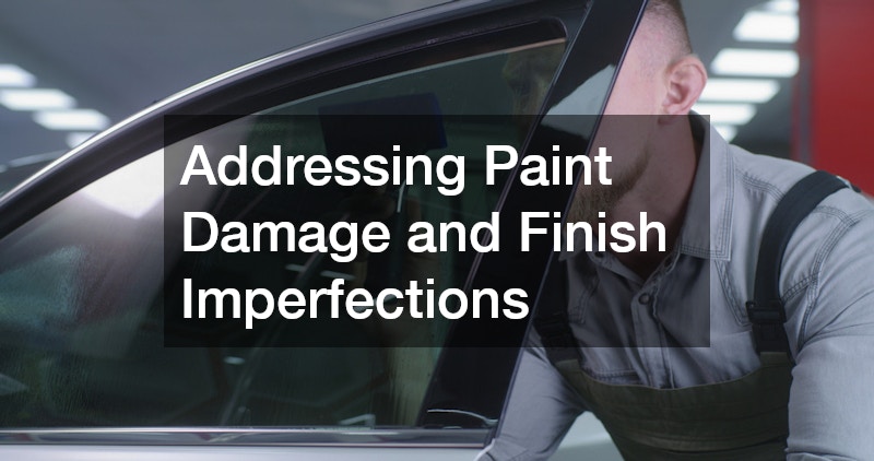 Addressing Paint Damage and Finish Imperfections