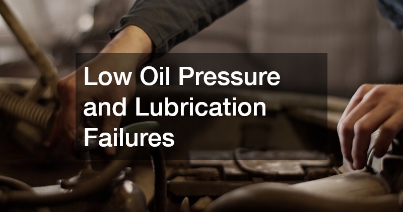Low Oil Pressure and Lubrication Failures