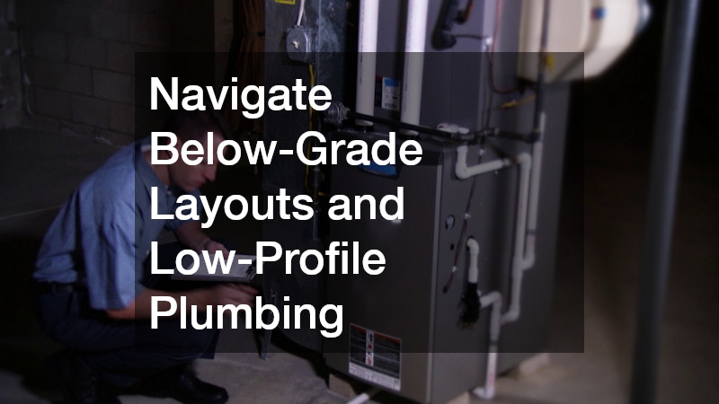 Navigate Below-Grade Layouts and Low-Profile Plumbing