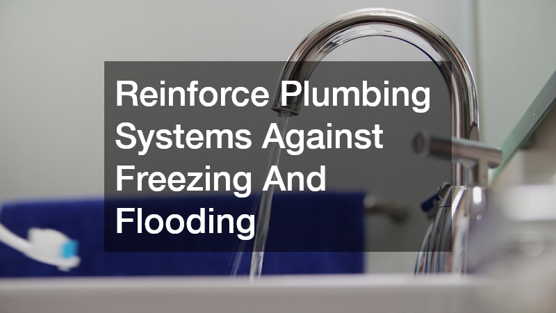 Reinforce Plumbing Systems Against Freezing And Flooding