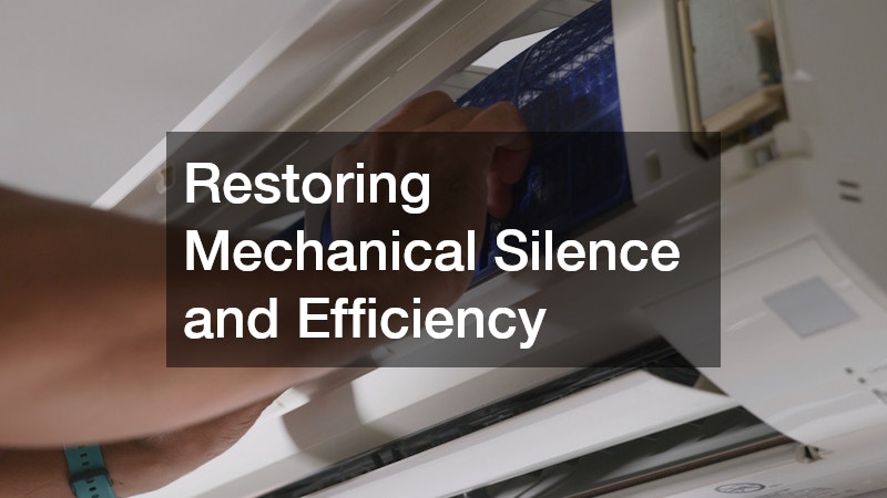 Restoring Mechanical Silence and Efficiency