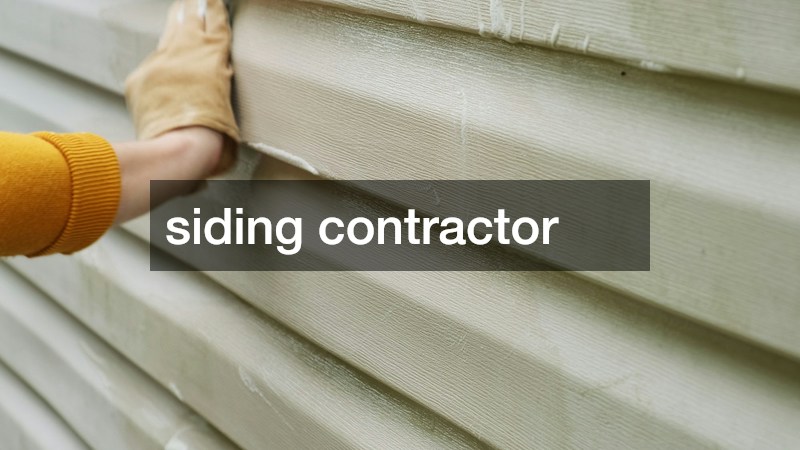 siding contractor