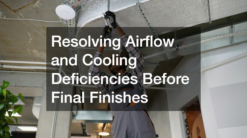 Resolving Airflow and Cooling Deficiencies Before Final Finishes