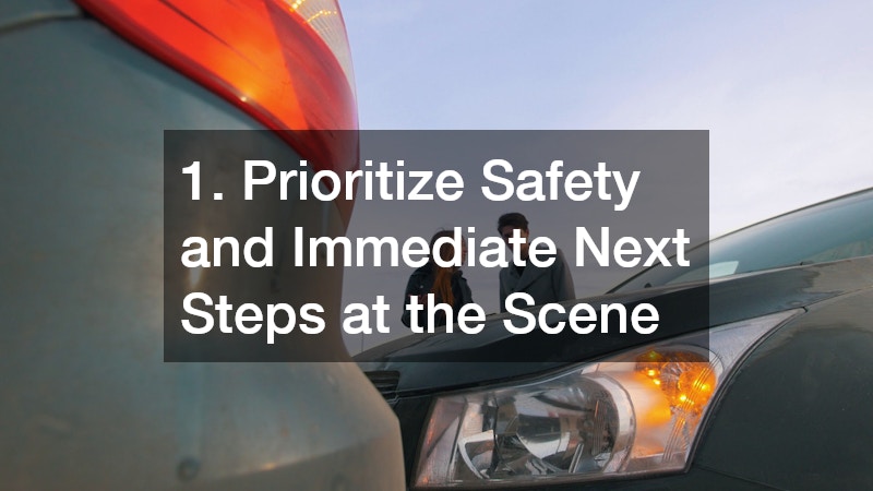 1. Prioritize Safety and Immediate Next Steps at the Scene
