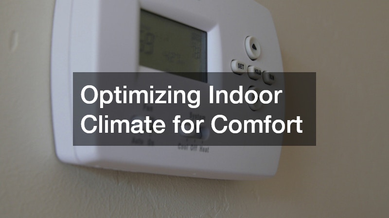 Optimizing Indoor Climate for Comfort