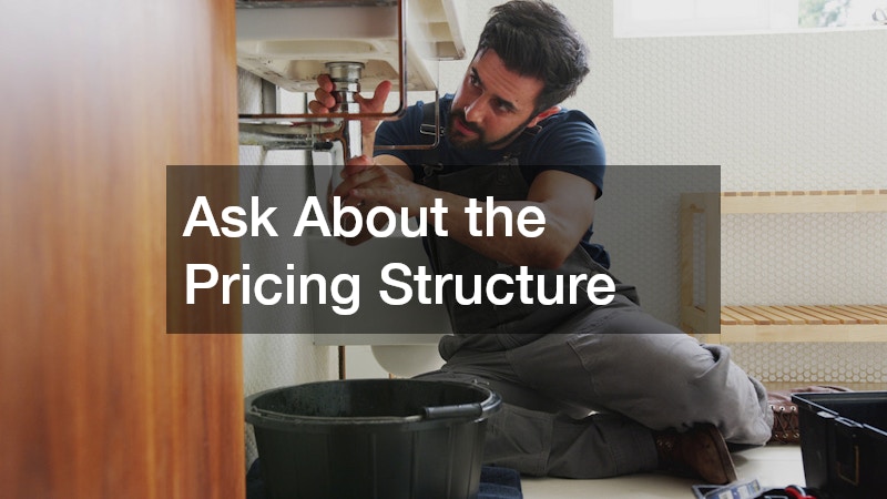 Ask About the Pricing Structure