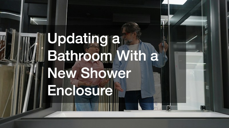 Updating a Bathroom With a New Shower Enclosure