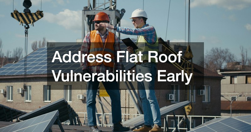 Address Flat Roof Vulnerabilities Early
