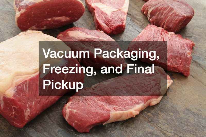 Vacuum Packaging, Freezing, and Final Pickup