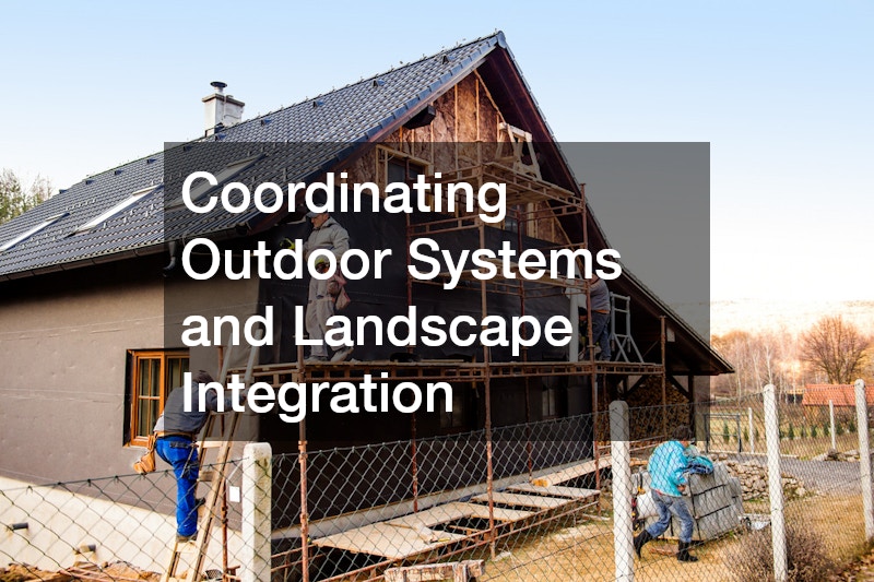 Coordinating Outdoor Systems and Landscape Integration