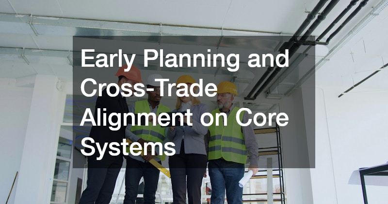 Early Planning and Cross-Trade Alignment on Core Systems