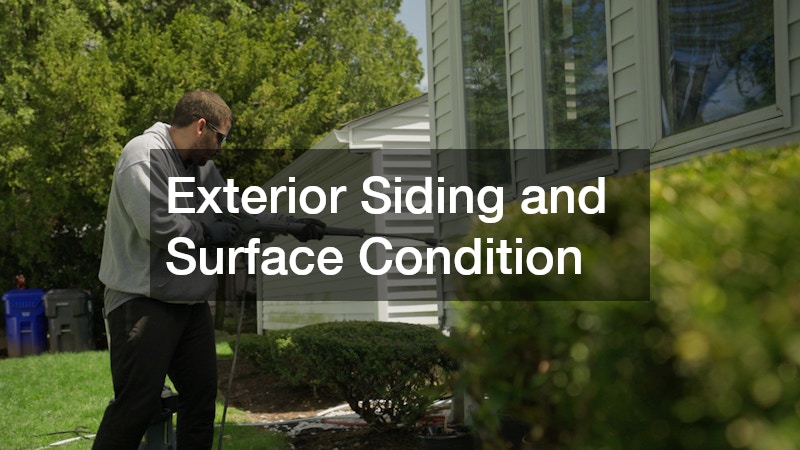 Exterior Siding and Surface Condition