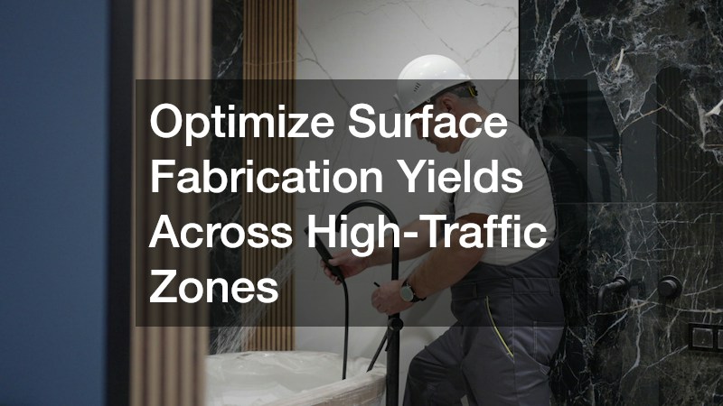Optimize Surface Fabrication Yields Across High-Traffic Zones