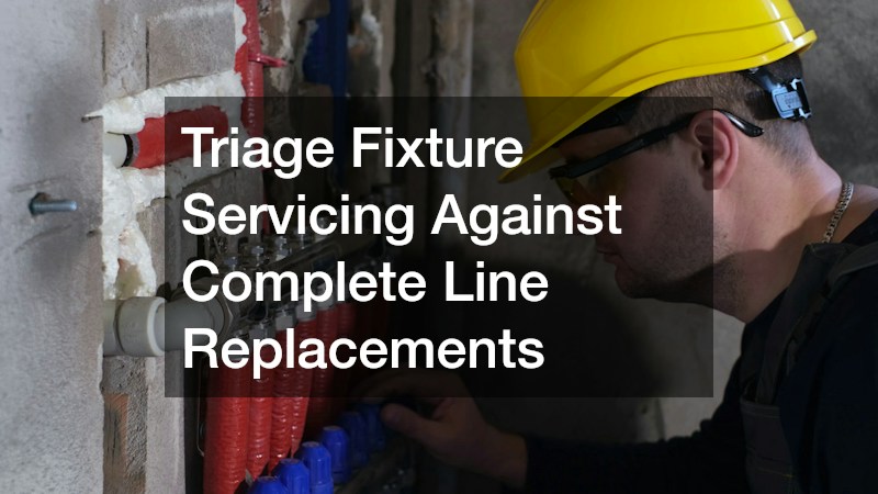 Triage Fixture Servicing Against Complete Line Replacements