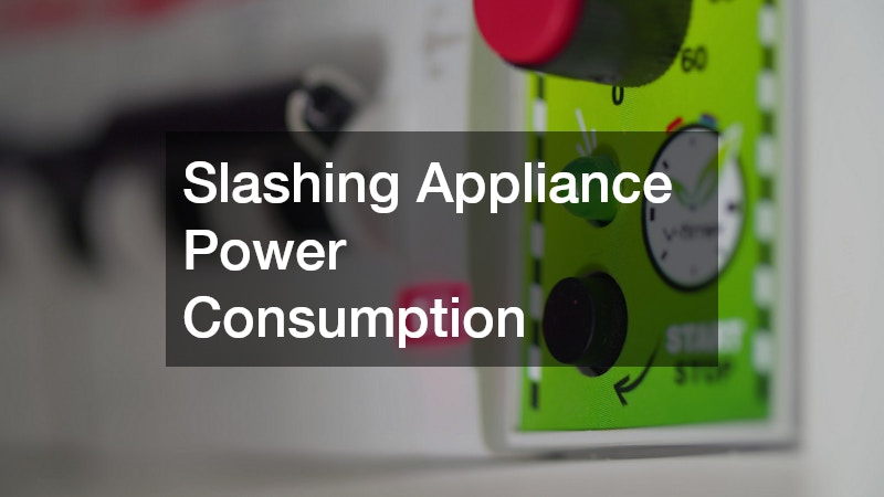 Slashing Appliance Power Consumption