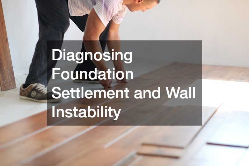 Diagnosing Foundation Settlement and Wall Instability