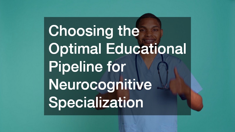 Choosing the Optimal Educational Pipeline for Neurocognitive Specialization