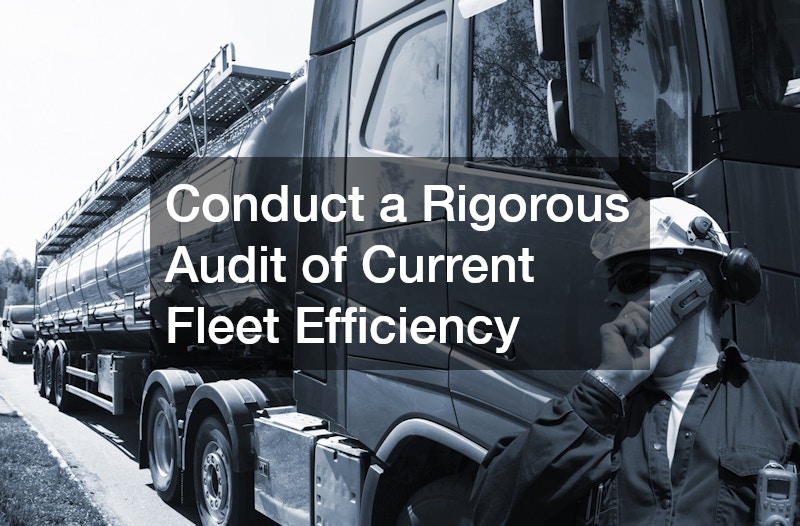 Conduct a Rigorous Audit of Current Fleet Efficiency