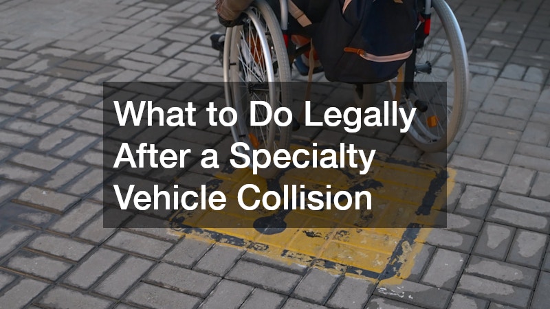 What to Do Legally After a Specialty Vehicle Collision