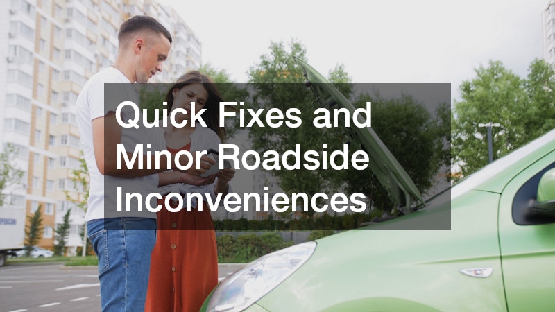 Quick Fixes and Minor Roadside Inconveniences