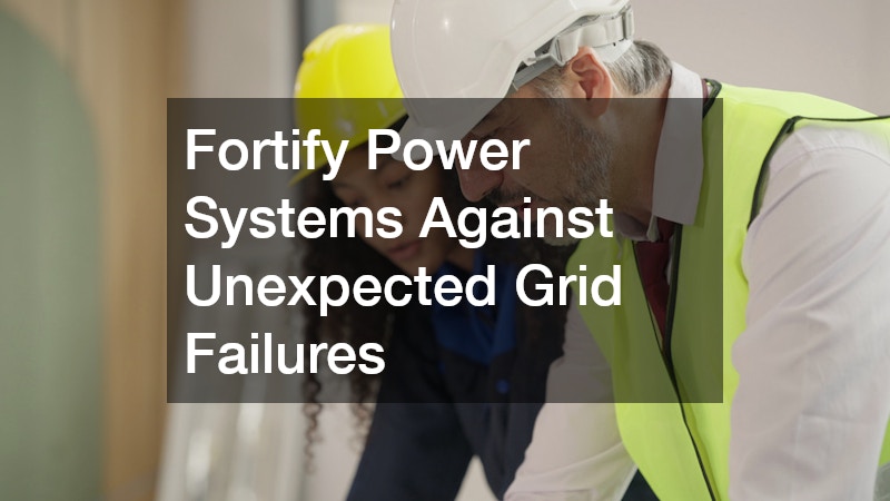 Fortify Power Systems Against Unexpected Grid Failures