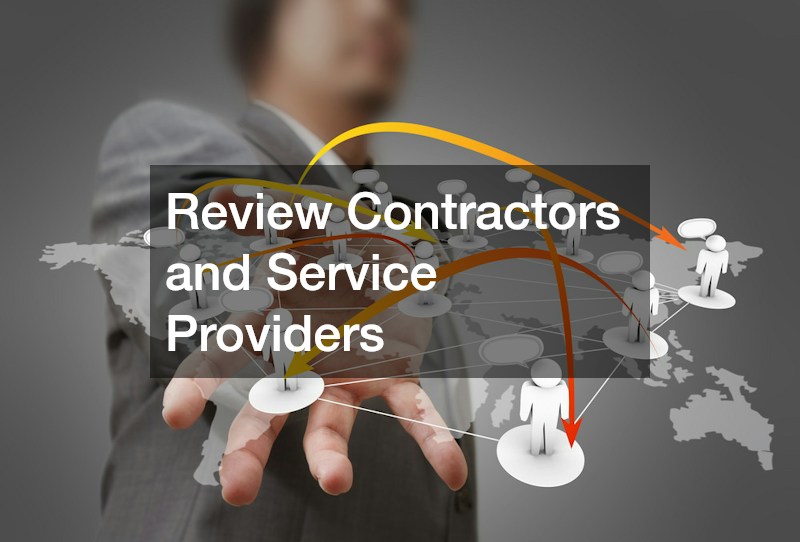 Review Contractors and Service Providers