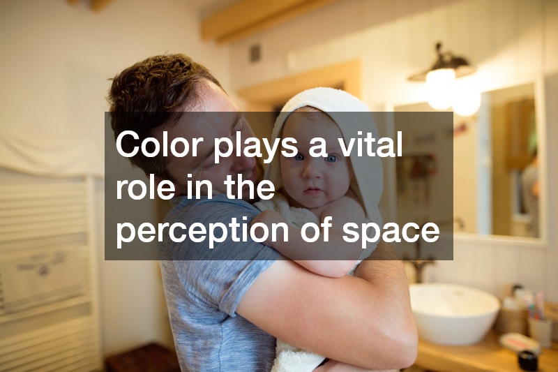 Color plays a vital role in the perception of space