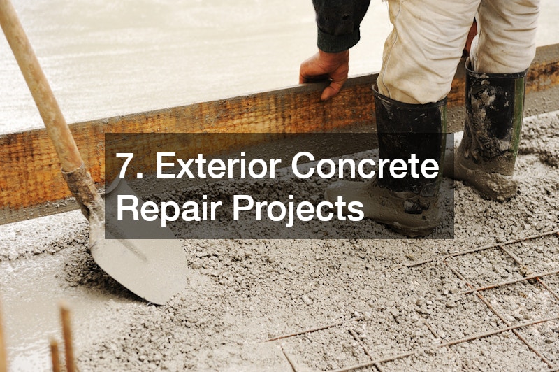 7. Exterior Concrete Repair Projects