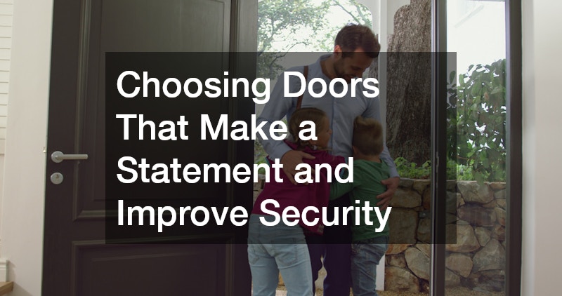Choosing Doors That Make a Statement and Improve Security