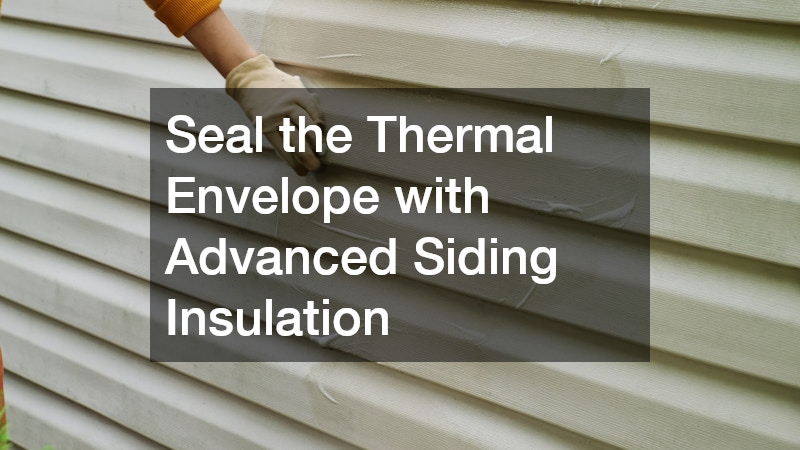 Seal the Thermal Envelope with Advanced Siding Insulation