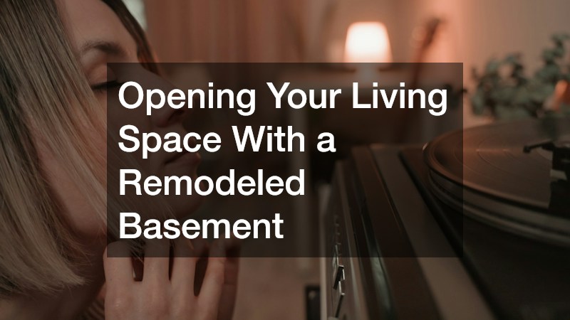 Opening Your Living Space With a Remodeled Basement