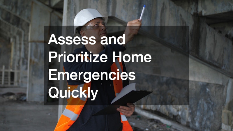 Assess and Prioritize Home Emergencies Quickly