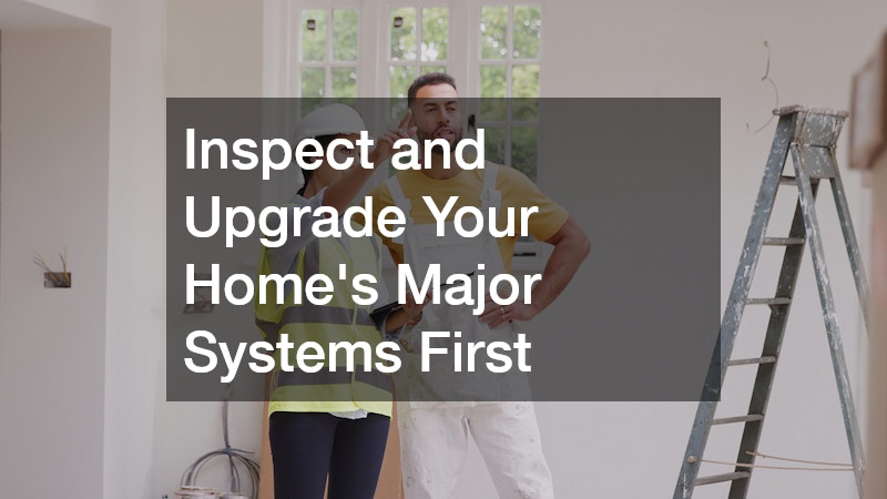 Inspect and Upgrade Your Home’s Major Systems First