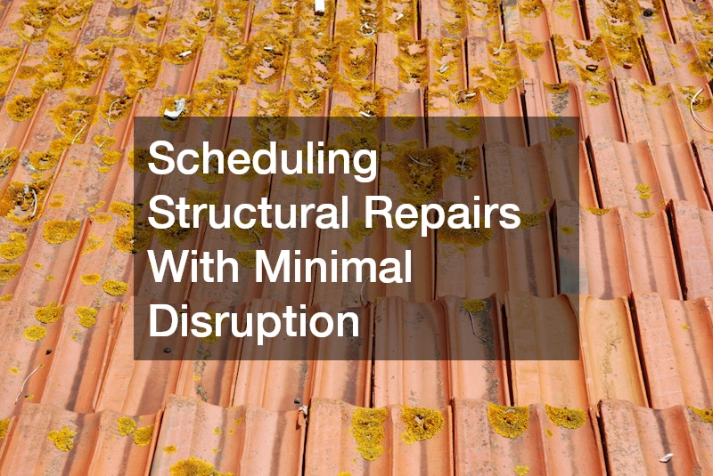 Scheduling Structural Repairs With Minimal Disruption