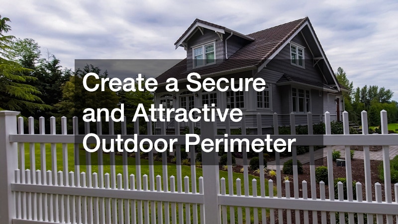 Create a Secure and Attractive Outdoor Perimeter