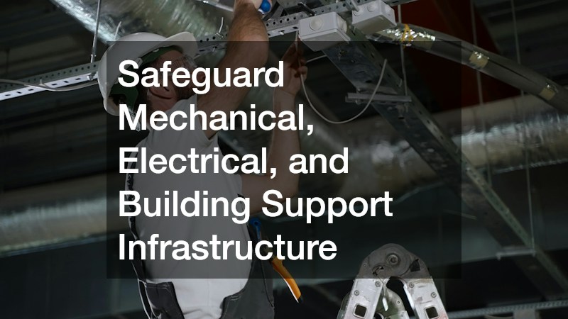 Safeguard Mechanical, Electrical, and Building Support Infrastructure