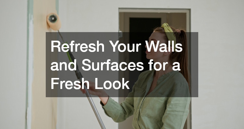 Refresh Your Walls and Surfaces for a Fresh Look
