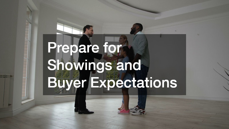Prepare for Showings and Buyer Expectations