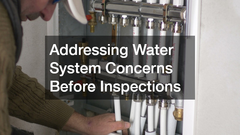 Addressing Water System Concerns Before Inspections