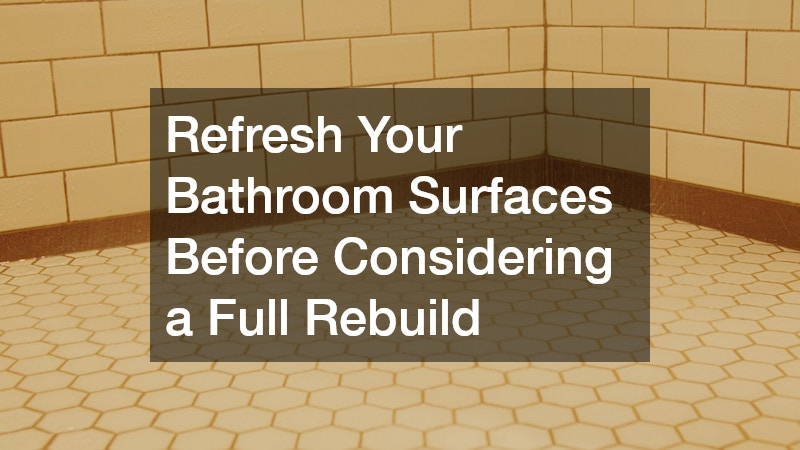 Refresh Your Bathroom Surfaces Before Considering a Full Rebuild