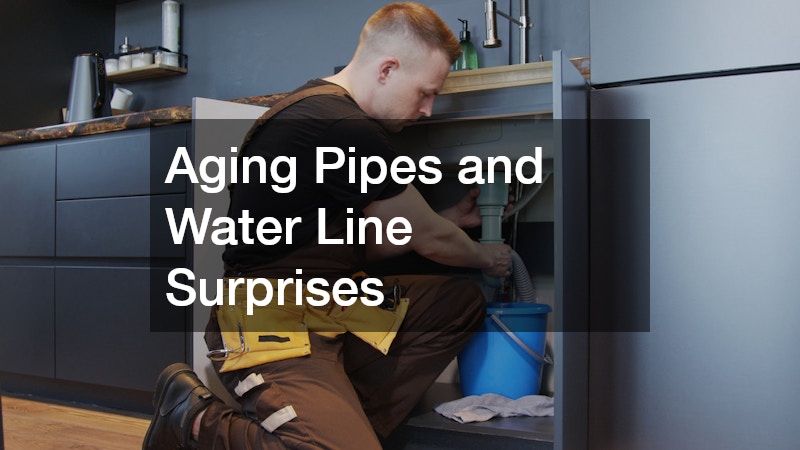 Aging Pipes and Water Line Surprises