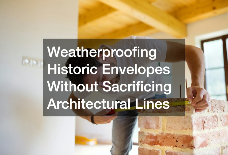 Weatherproofing Historic Envelopes Without Sacrificing Architectural Lines