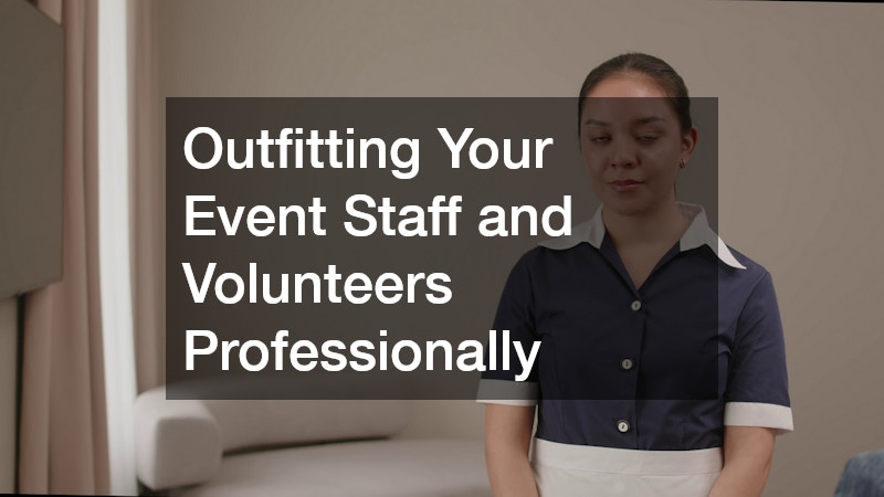 Outfitting Your Event Staff and Volunteers Professionally