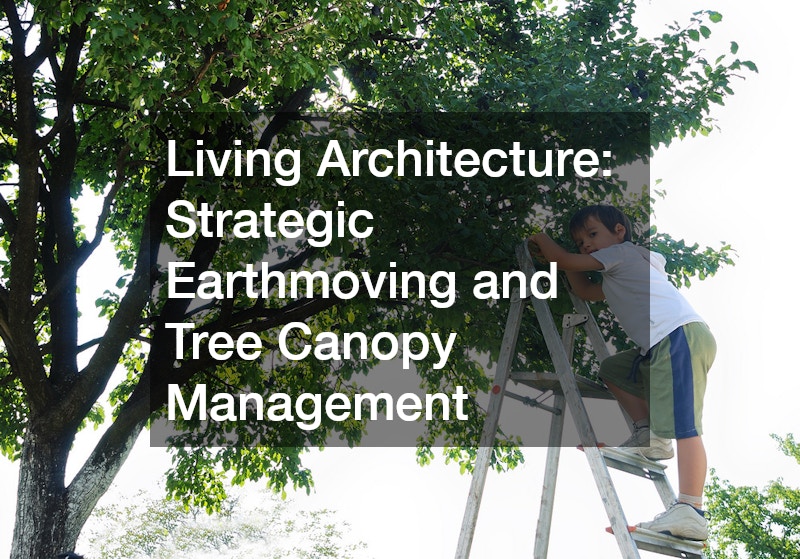Living Architecture: Strategic Earthmoving and Tree Canopy Management